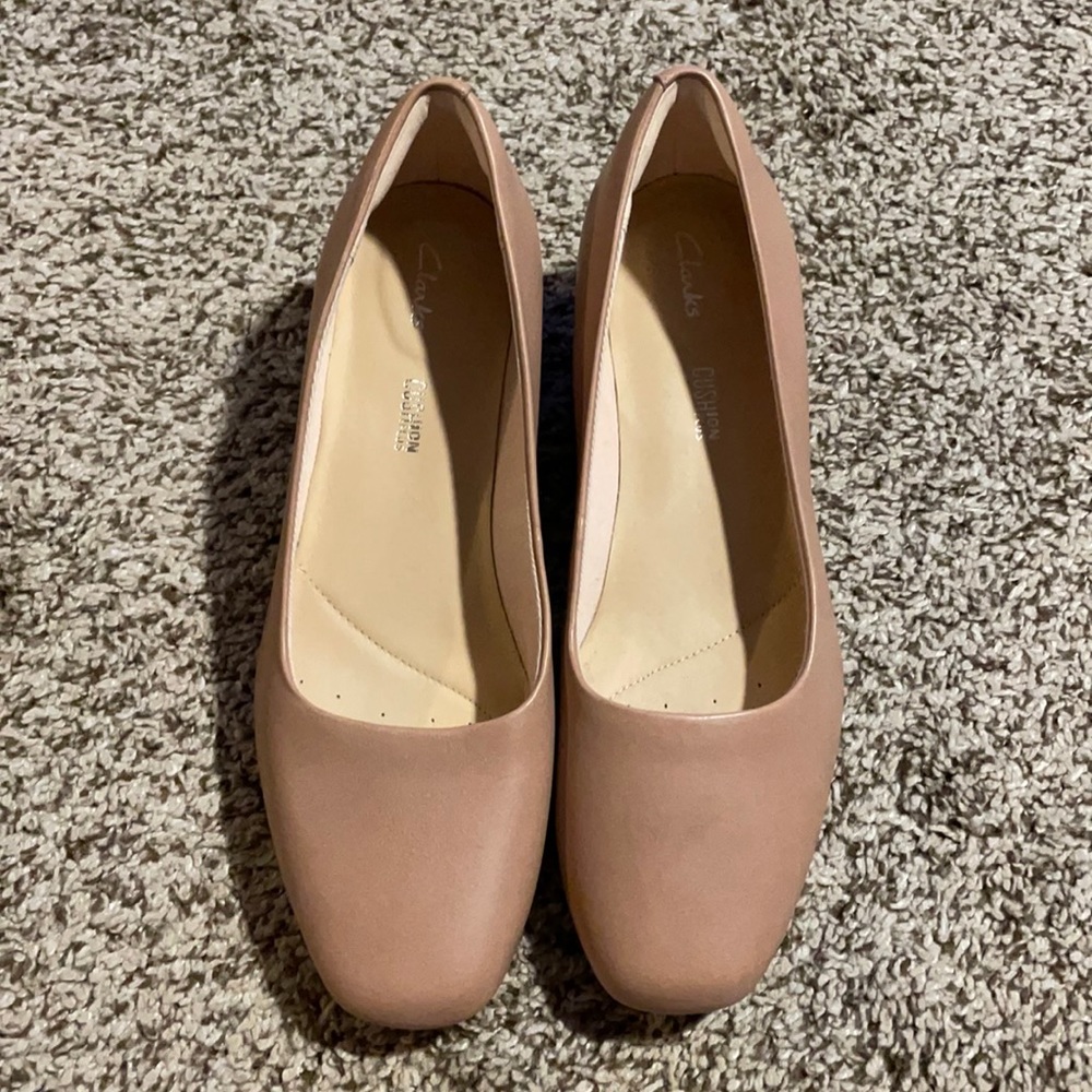 Clarks Cushion Plus Block Heels
